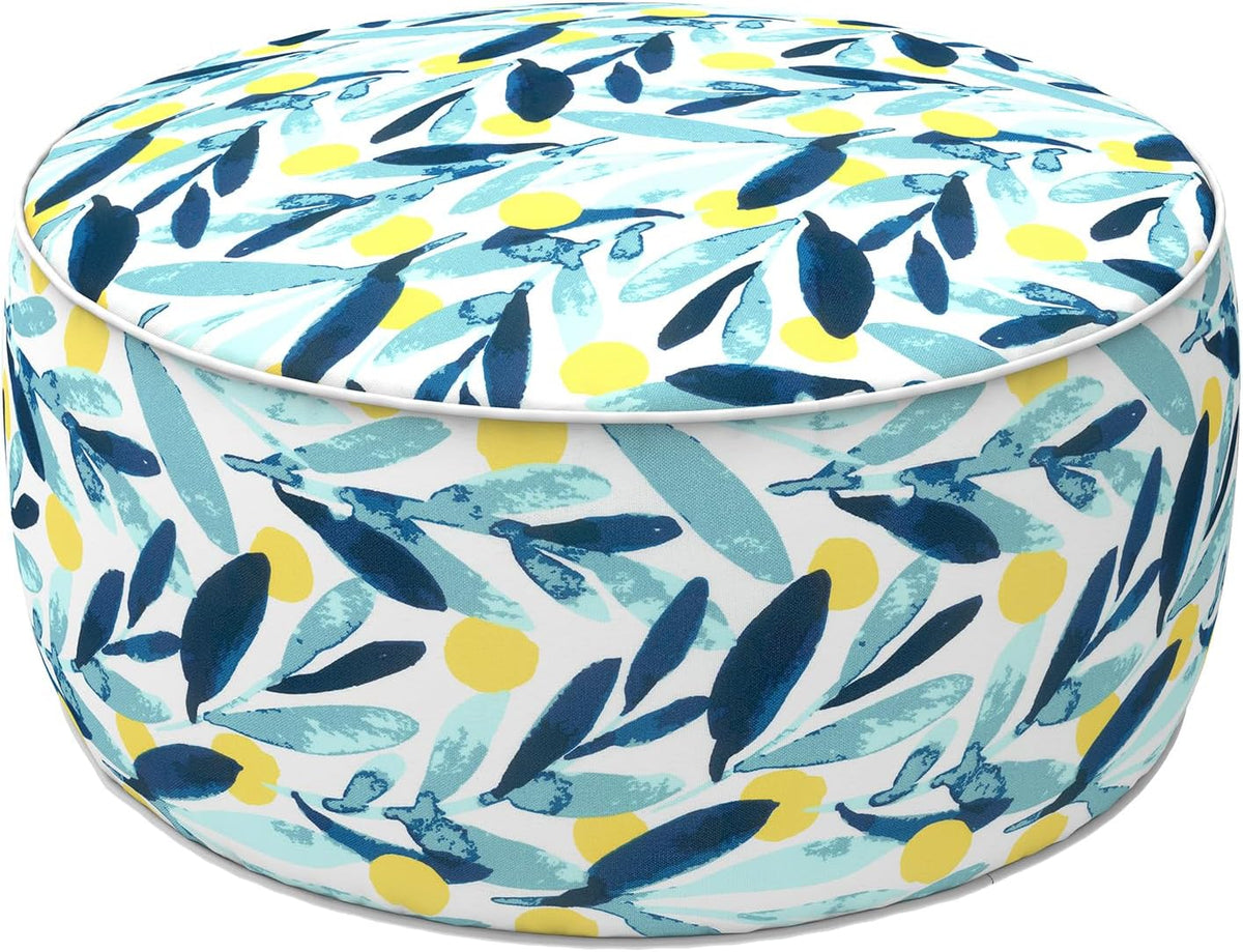 2 Pack Outdoor Inflatable Ottoman 21"x21"x9"