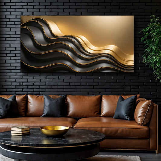 Black And Gold | Abstract
