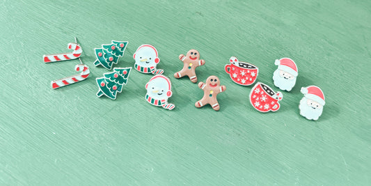 Christmas Stud Earring Set