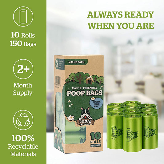 Pogi's Dog Poop Bags | 150 Bags