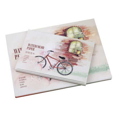 12 Sheet A5/A6 Watercolor Sketchbook Paper