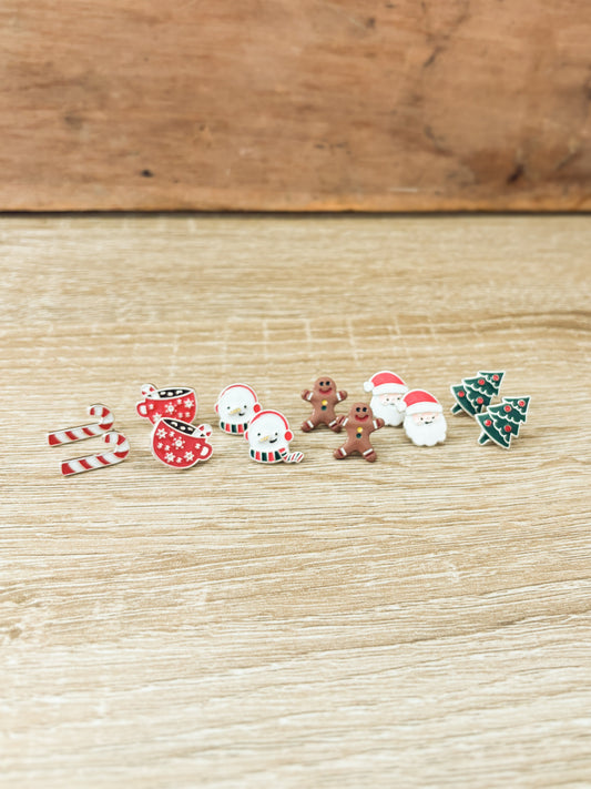 Christmas Stud Earring Set