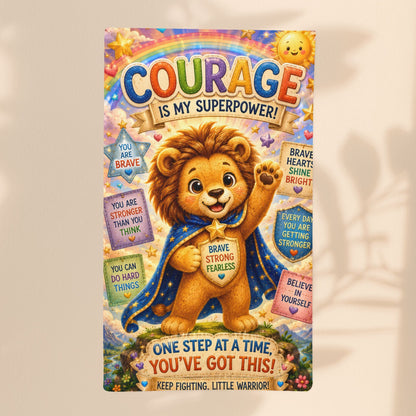 Courage Leo Lion Minky Sleeping Bag | Cozy Sleeping Bag