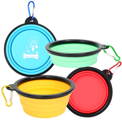 Mr. Peanut's Collapsible Silicone | For Pet Travel - 12oz
