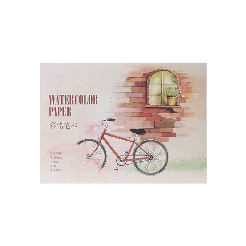 12 Sheet A5/A6 Watercolor Sketchbook Paper