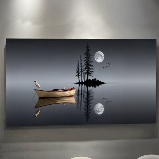 Modern Night Lake
