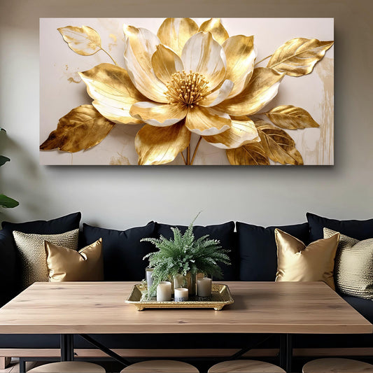 Golden Flower | Abstract