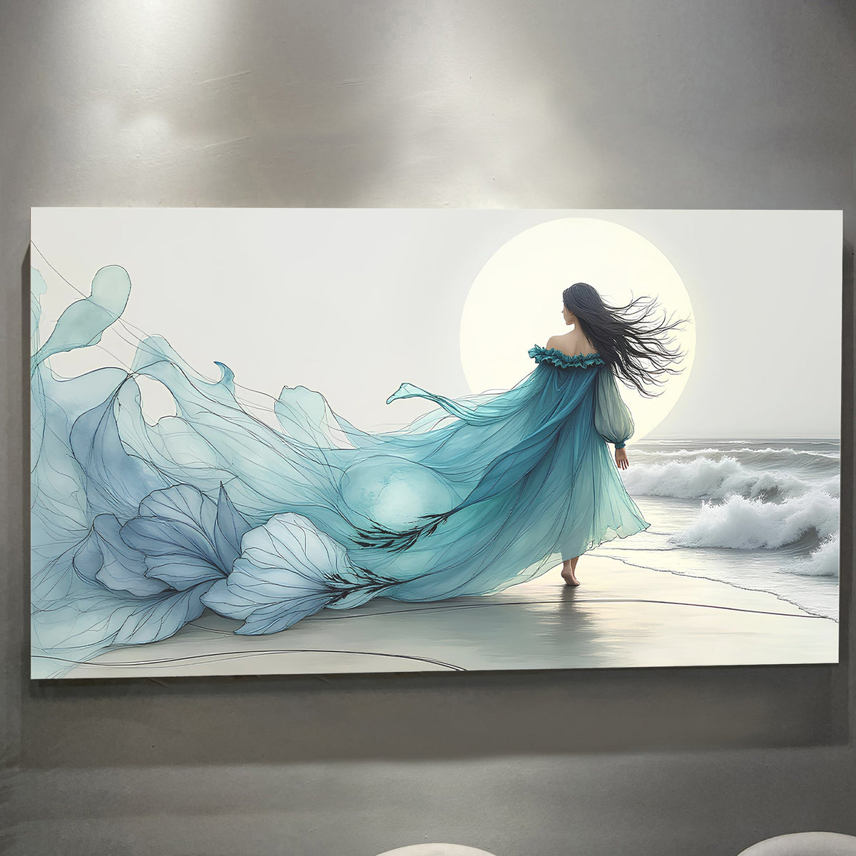Swirling Winds by the Ocean