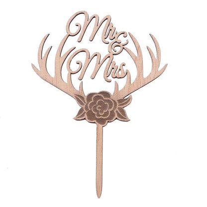 1 Pcs Hollow Wedding | Shower Cake Topper