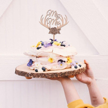 1 Pcs Hollow Wedding | Shower Cake Topper