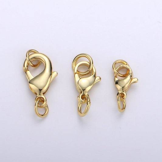 24K Gold Filled Lobster Clasp | Jump Rings | DIY Jewelry Making
