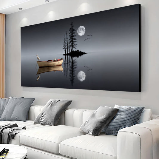 Modern Night Lake