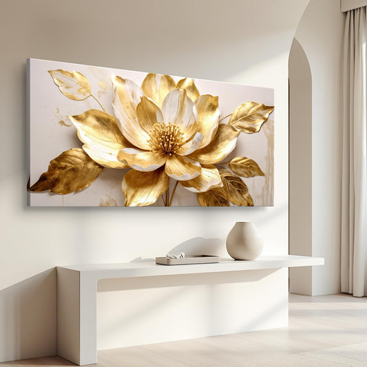 Golden Flower | Abstract