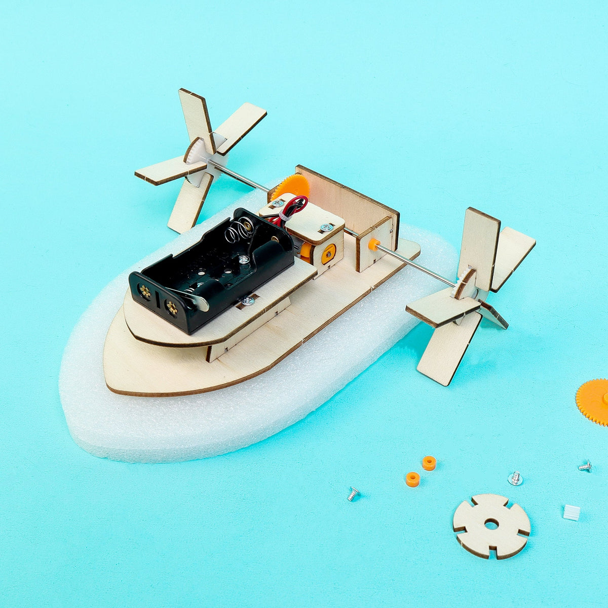 Paddlewheel Boat DIY Kit | Educational STEM Toy