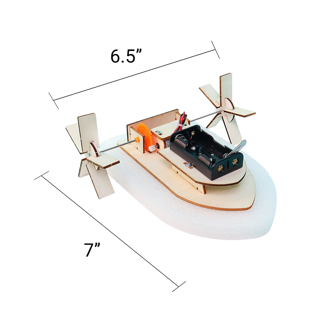 Paddlewheel Boat DIY Kit | Educational STEM Toy