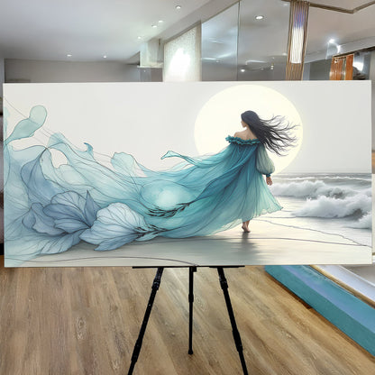 Swirling Winds by the Ocean