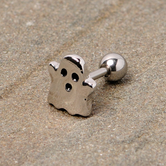 16G 1/4 Spooky Ghost Halloween | Cartilage Earring