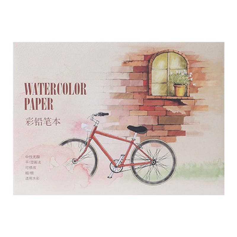 12 Sheet A5/A6 Watercolor Sketchbook Paper