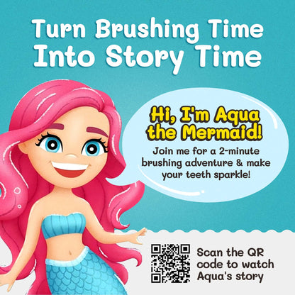 Aqua The Mermaid Toothbrush For Kids