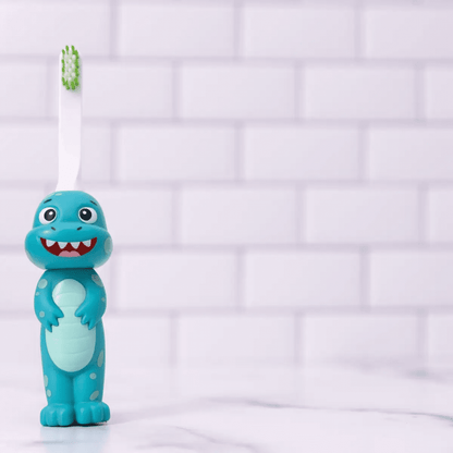 Brushy the Brushasaurus Dinosaur Toothbrush for Kids