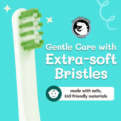 Brushy the Brushasaurus Dinosaur Toothbrush for Kids