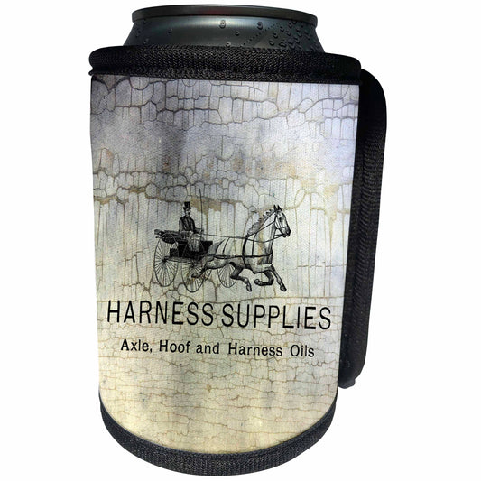 3dRose - Vintage Can Cooler Bottle Wrap