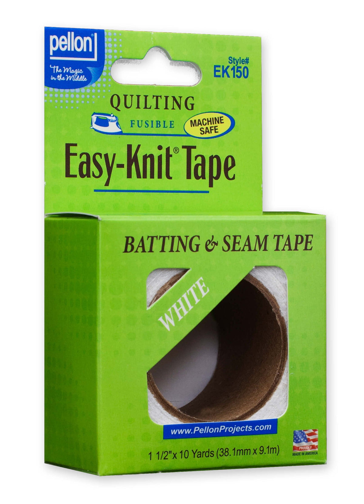Pellon® Easy-Knit® Fusible Tape – 1.5" x 10 Yard Package – White