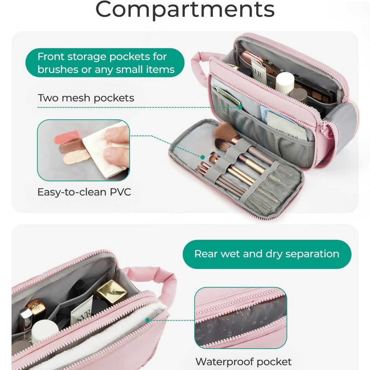 Portable Travel Cosmetic Bag