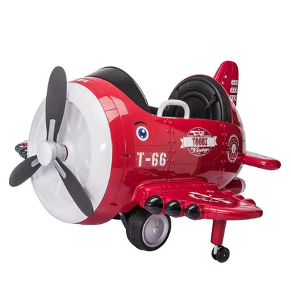 TOBBI 12V Electric Kids |  Ride-On Toy Airplane