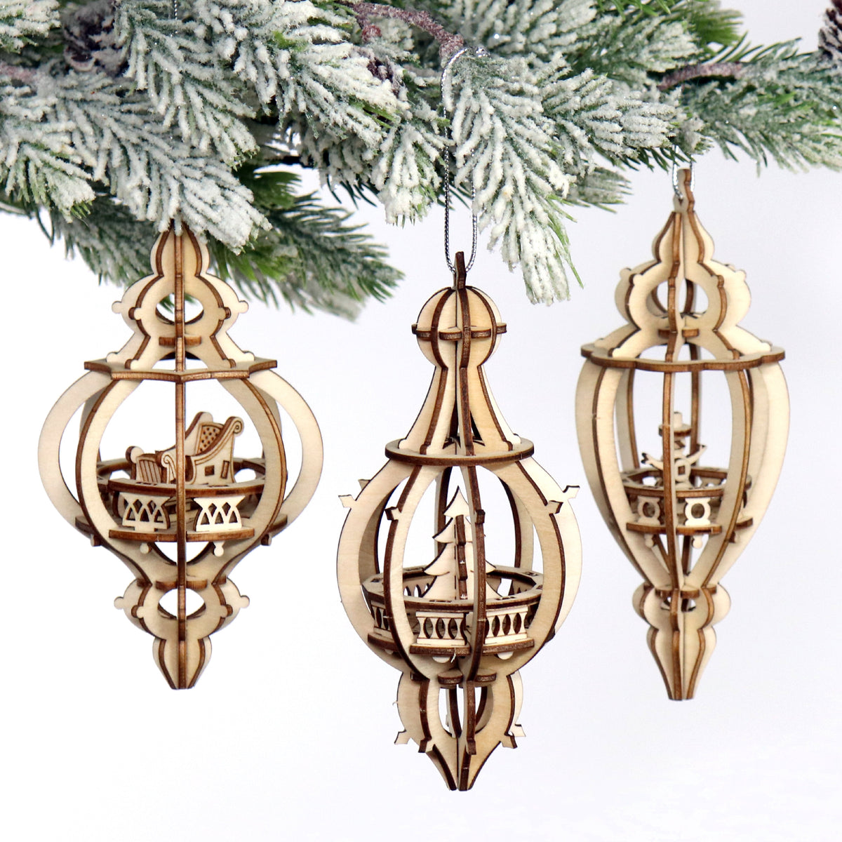 Christmas Puzzle Baubles