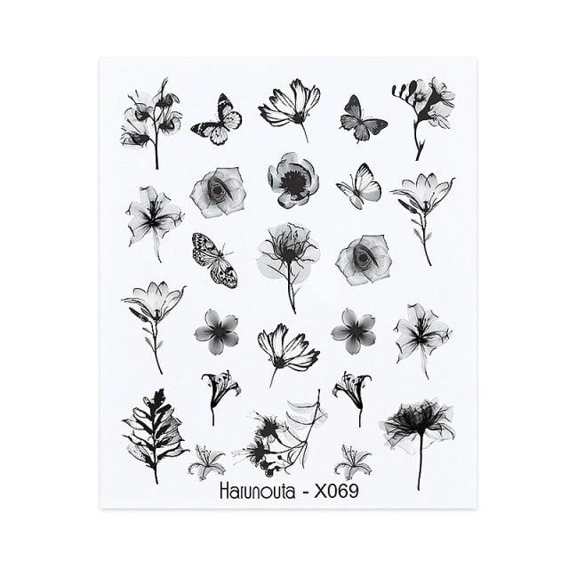 Assorted Decal Sticker's Manicuring Nail Art