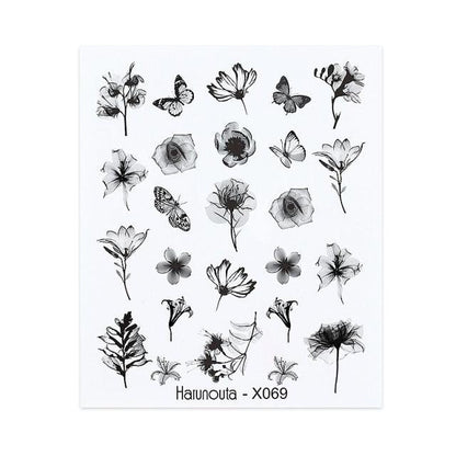 Assorted Decal Sticker's Manicuring Nail Art