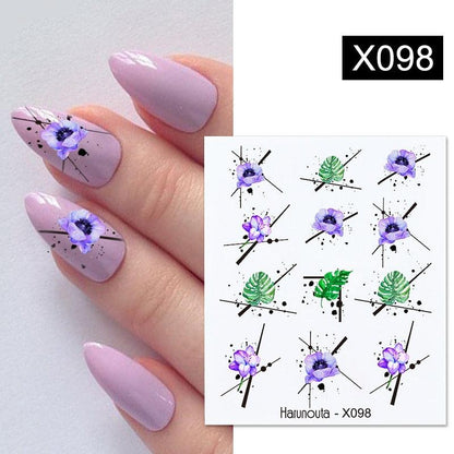 Assorted Decal Sticker's Manicuring Nail Art