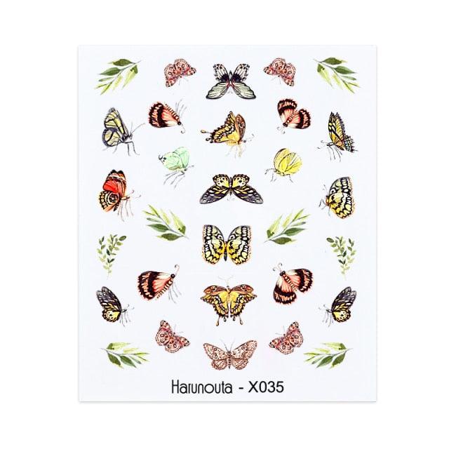 Assorted Decal Sticker's Manicuring Nail Art