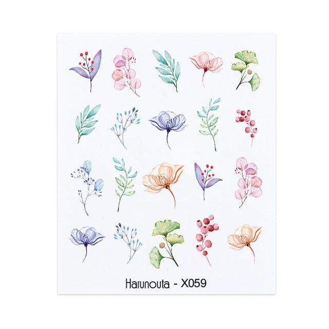Assorted Decal Sticker's Manicuring Nail Art