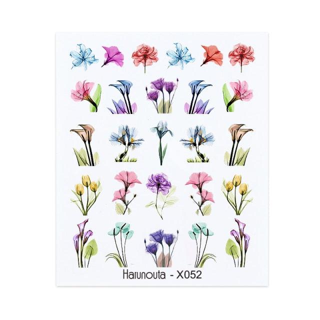 Assorted Decal Sticker's Manicuring Nail Art