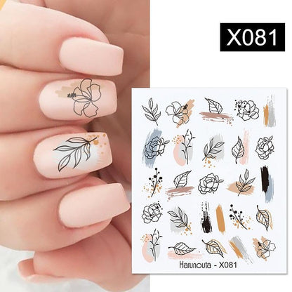 Assorted Decal Sticker's Manicuring Nail Art