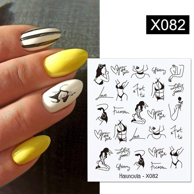 Assorted Decal Sticker's Manicuring Nail Art