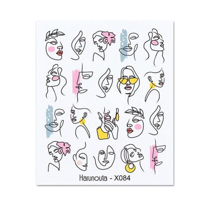 Assorted Decal Sticker's Manicuring Nail Art