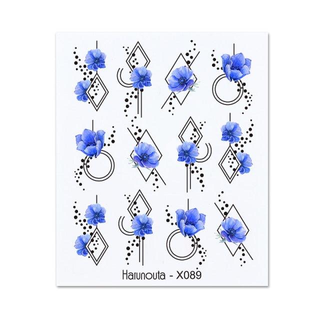 Assorted Decal Sticker's Manicuring Nail Art