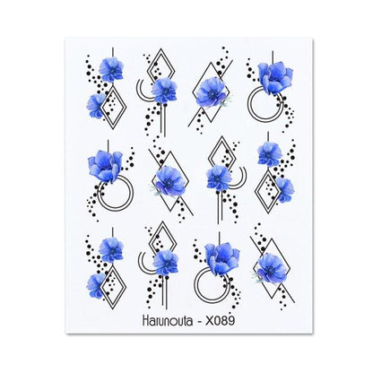Assorted Decal Sticker's Manicuring Nail Art