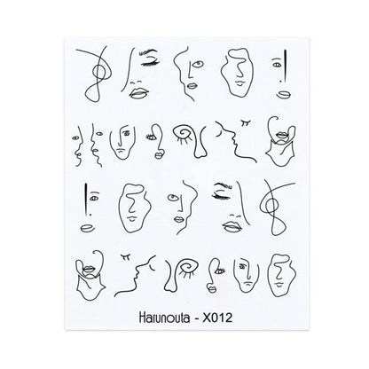 Assorted Decal Sticker's Manicuring Nail Art