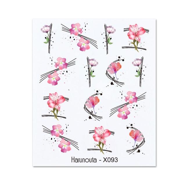 Assorted Decal Sticker's Manicuring Nail Art