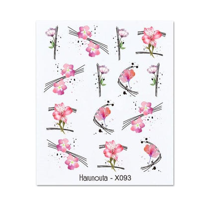 Assorted Decal Sticker's Manicuring Nail Art