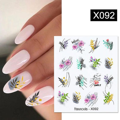 Assorted Decal Sticker's Manicuring Nail Art