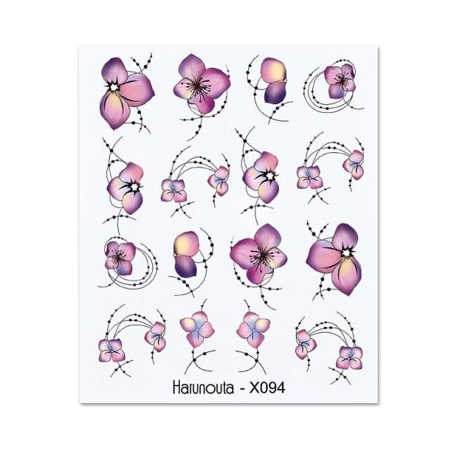 Assorted Decal Sticker's Manicuring Nail Art
