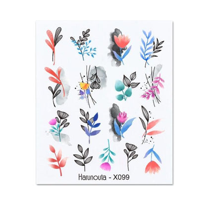 Assorted Decal Sticker's Manicuring Nail Art