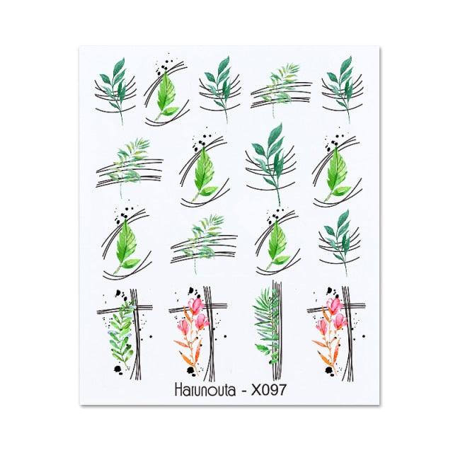 Assorted Decal Sticker's Manicuring Nail Art