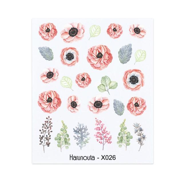 Assorted Decal Sticker's Manicuring Nail Art