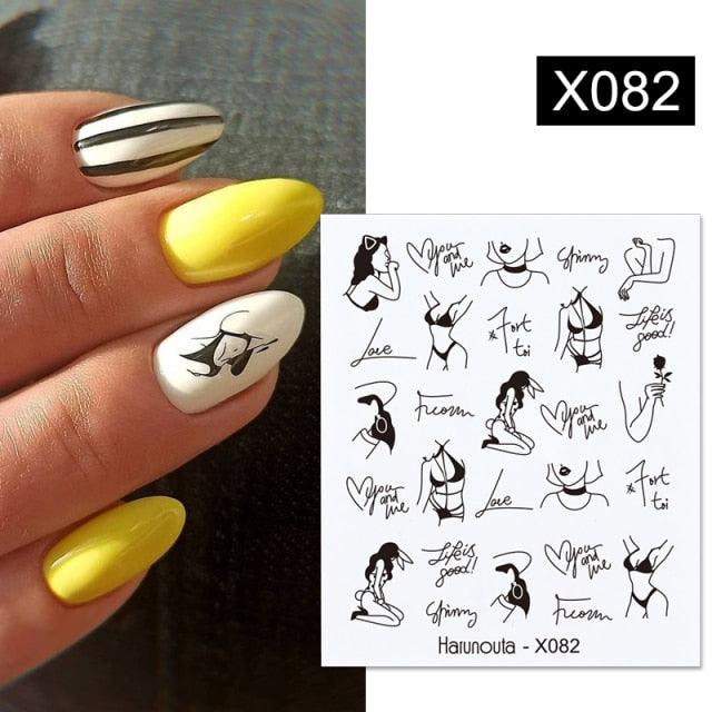 Assorted Decal Sticker's Manicuring Nail Art